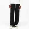 Initial Sweatpant met wijde pijpen en omgeslagen boorden