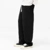 Initial Sweatpant met wijde pijpen en omgeslagen boorden