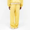Initial Sweatpant met wijde pijpen en omgeslagen boorden