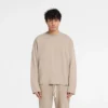Initial T-shirt met lange mouwen en open manchetten