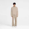 Initial T-shirt met lange mouwen en open manchetten