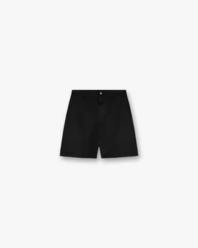 Katoenen getailleerde short