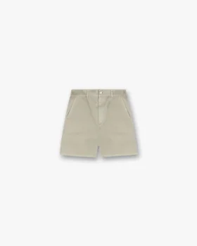 Katoenen getailleerde short