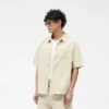 Katoenen overshirt met korte mouwen