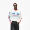 Mesh Pegasus T-shirt met lange mouwen