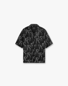 Overshirt met geborduurde initialen