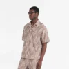 Overshirt met geborduurde initialen