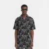 Overshirt met geborduurde initialen
