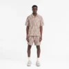Overshirt met geborduurde initialen