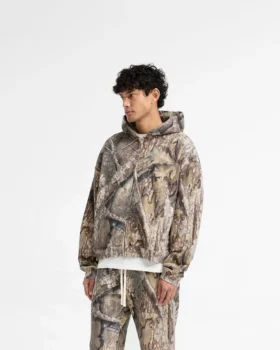 Realtree® Camo-hoodie met ritssluiting en boxy pasvorm