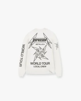Represent X Metallica Local Crew T-shirt met lange mouwen