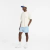 Shorts van gemengd breisel