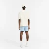 Shorts van gemengd breisel