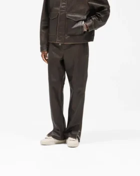 Sunfade leren broek