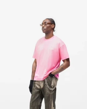 T-shirt met dubbellaags lettertype