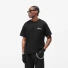 T-shirt met dubbellaags lettertype