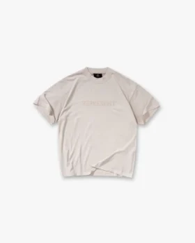 T-shirt met geborduurd Serif-logo
