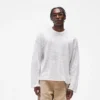 T-shirt met lange mouwen van slubbreisel