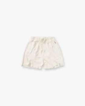 Towel shorts with all-over print