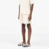 Towel shorts with all-over print