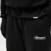 Tweelaagse sweatpants met script