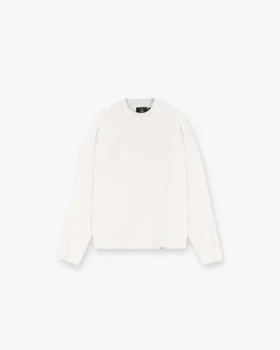 Wafel T-shirt met lange mouwen