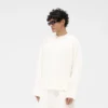 Wafel T-shirt met lange mouwen
